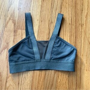 Aerie Gray Shimmer Play Sports Bra XS
